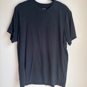 J. Crew Men's Black Short Sleeve Tee